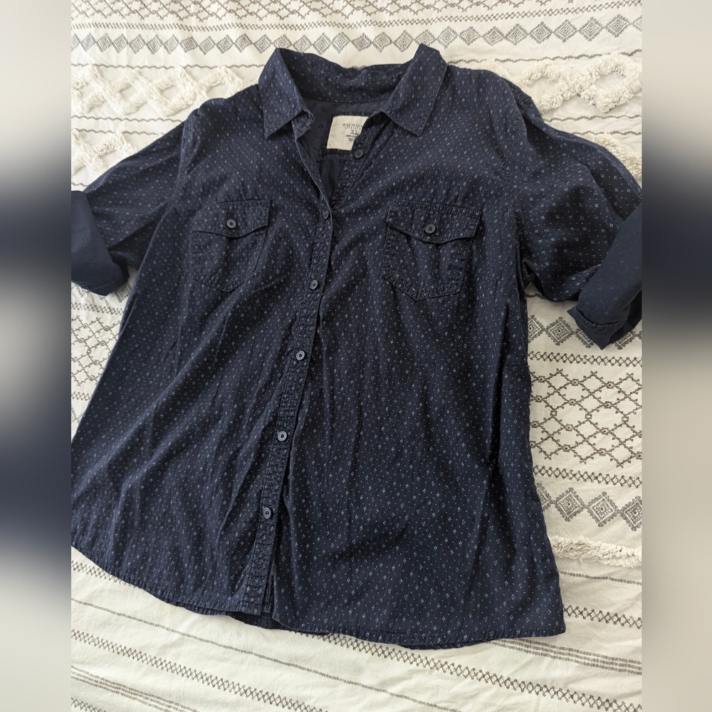 Sonoma Roll-Tab Sleeve Button-Up